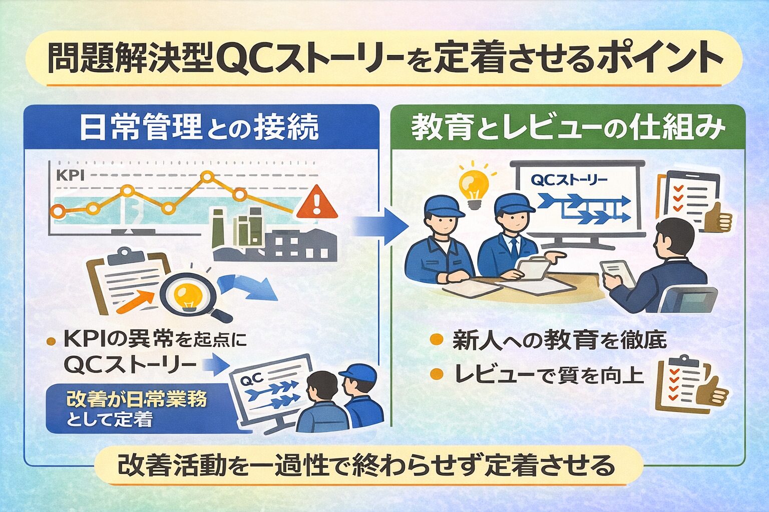 QCストーリーとは？問題解決型QCストーリーの進め方を製造業向けにわかりやすく解説②