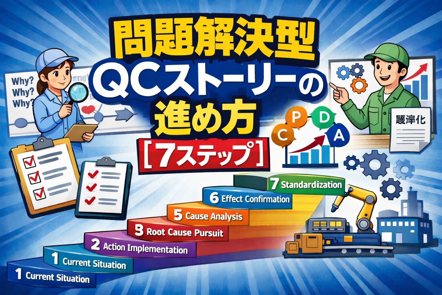 QCストーリーとは？問題解決型QCストーリーの進め方を製造業向けにわかりやすく解説②