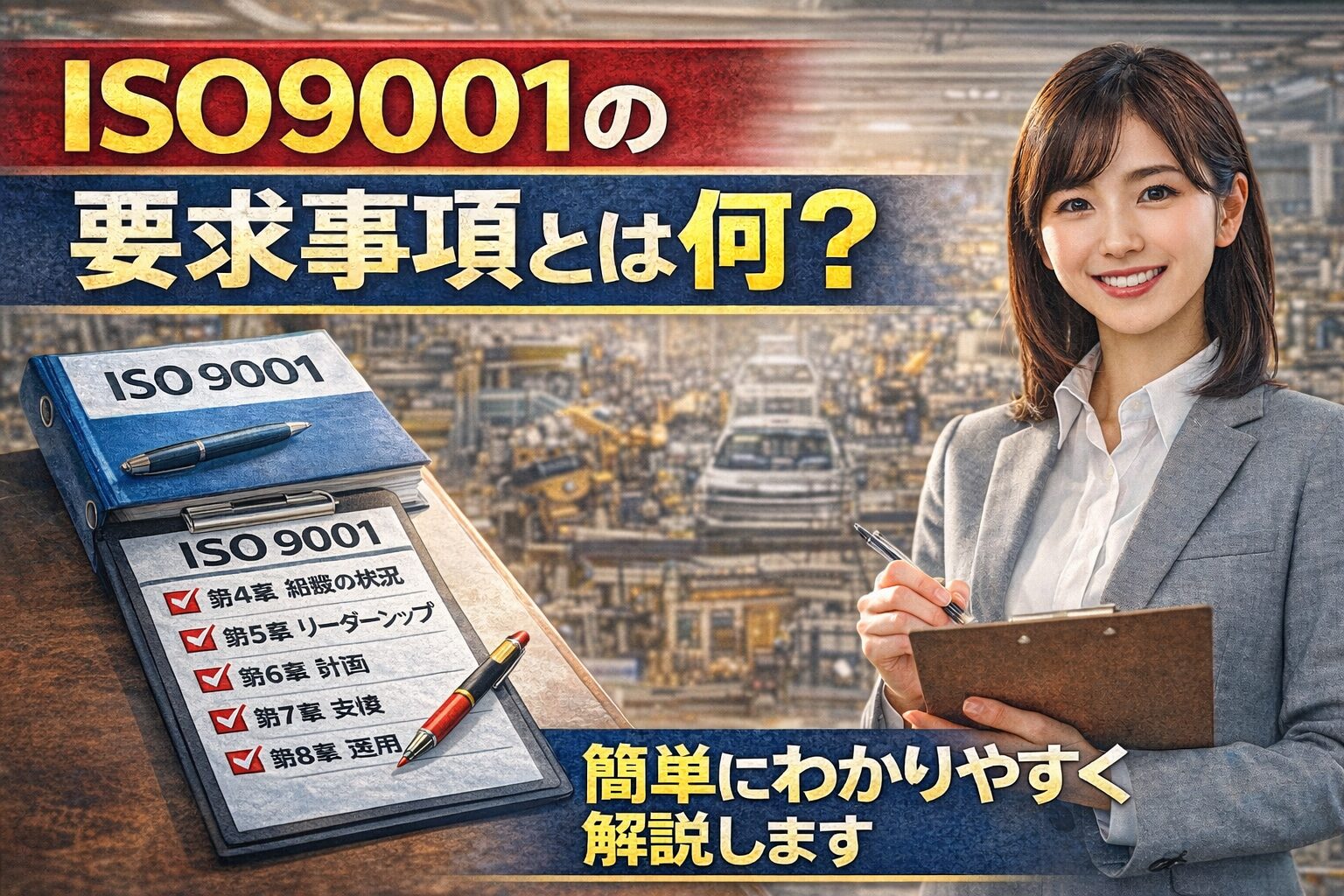 ISO9001の要求事項とは何？簡単にわかりやすく解説します