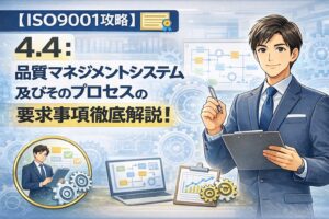 【ISO9001攻略】4.4：品質マネジメントシステム及びそのプロセスの要求事項徹底解説！