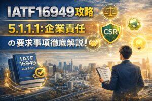 【IATF16949攻略】5.1.1.1：企業責任の要求事項徹底解説！