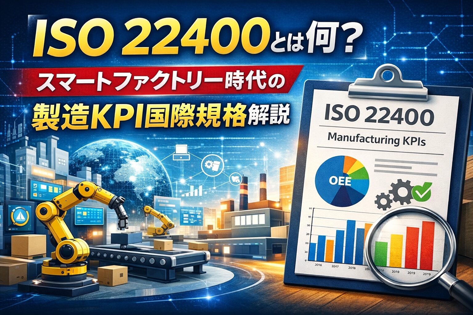 ISO 22400とは何？スマートファクトリー時代の製造KPI国際規格解説