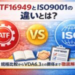 IATF16949とISO9001の違いとは？規格比較からVDA6.3との関係まで徹底解説