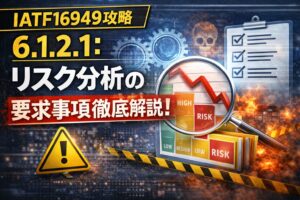 【IATF16949攻略】6.1.2.1：リスク分析の要求事項徹底解説！