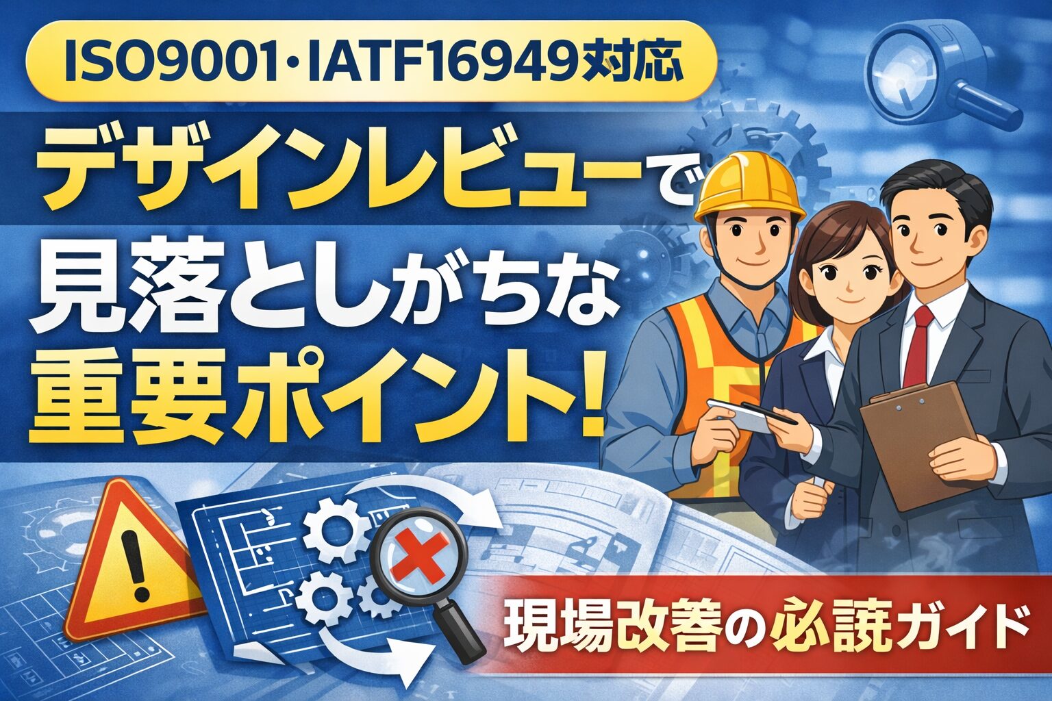 デザインレビューの進め方と確認ポイントをわかりやすく解説：ISO9001・IATF16949との関係も整理