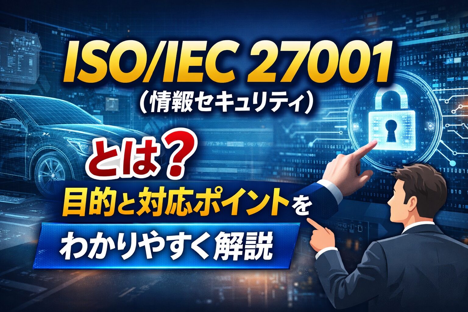 ISO/IEC 27001（情報セキュリティ）とは？目的と対応ポイントをわかりやすく解説