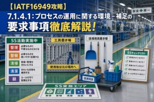 【IATF16949攻略】7.1.4.1：プロセスの運用に関する環境-補足の要求事項徹底解説！