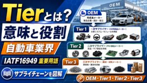 自動車業界におけるTierとは？その意味と役割を徹底解説