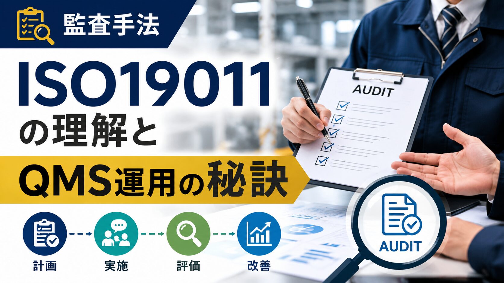 監査手法：ISO19011の理解とQMS運用の秘訣解説