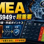 FMEAはIATF16949で超重要！意味・分析内容・作成ポイント解説