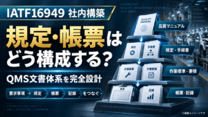 IATF16949で必要な規定・帳票一覧｜文書体系の作り方と審査で見られる点