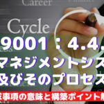 【ISO9001攻略】4.4.1:品質マネジメントシステム及びそのプロセスの要求事項徹底解説!