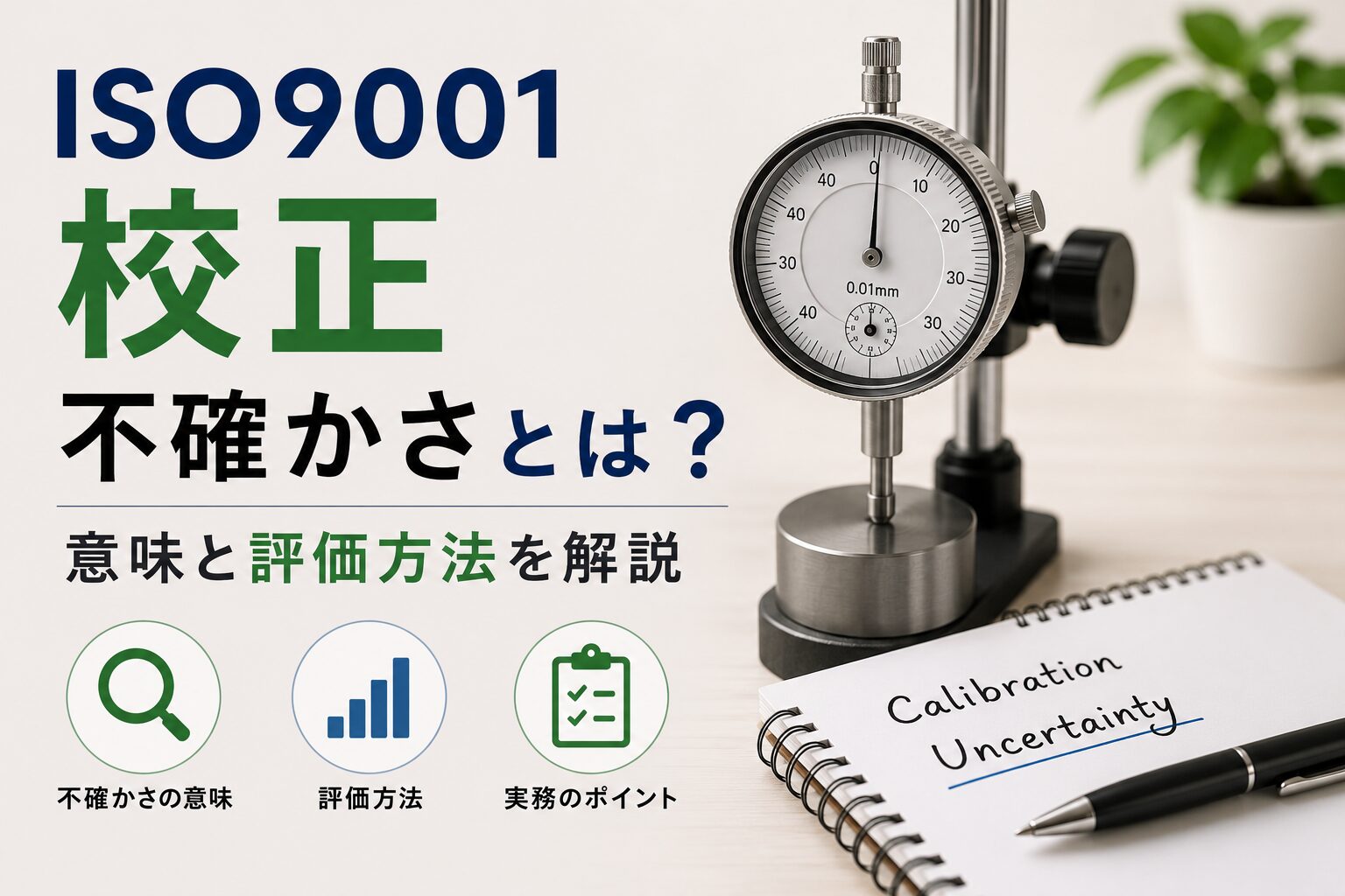 ISO9001における校正：不確かさの意味と評価方法について解説